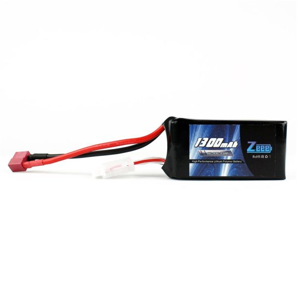 FPV 4S 14.8 Volt 1300 mAh 85C T-Deans Fişli Lipo Pil, Zeee Power - Görsel 2
