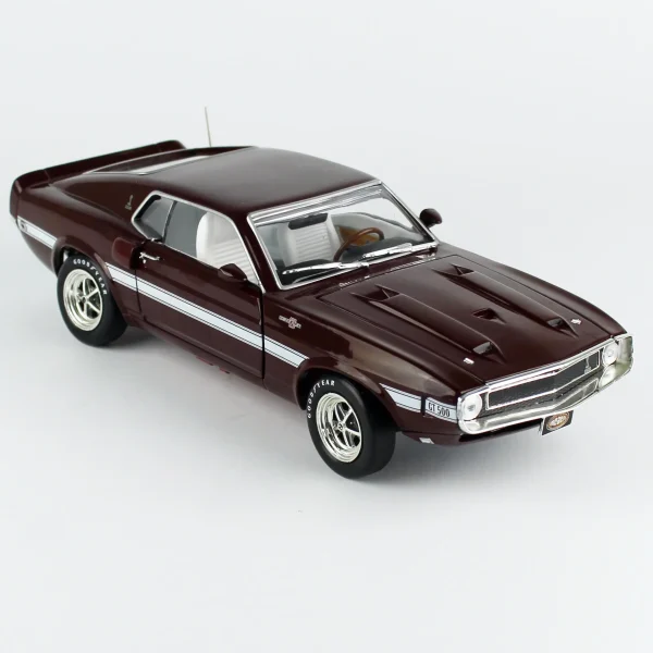 1/18 1969 Shelby GT500 Mustang 2+2 (MCACN) Royal Bordo Diecast Araba Modeli