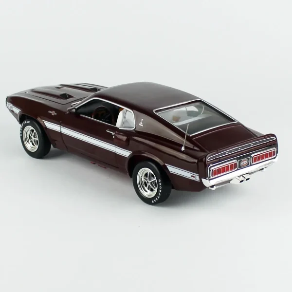 1/18 1969 Shelby GT500 Mustang 2+2 (MCACN) Royal Bordo Diecast Araba Modeli, AutoWorld AMM1290 - Görsel 2