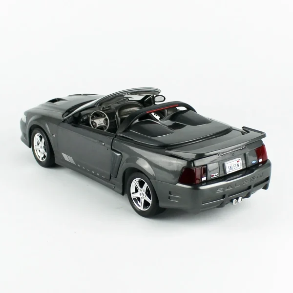 1/18 2003 Mustang Saleen S281 SC Speedster Dark Shadow Gray Diecast Araba Modeli, AutoWorld AMM1306 - Görsel 2