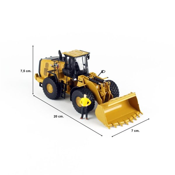 1/87 Cat 980 tekerlekli loader, Diecast Masters 85684 - Görsel 5