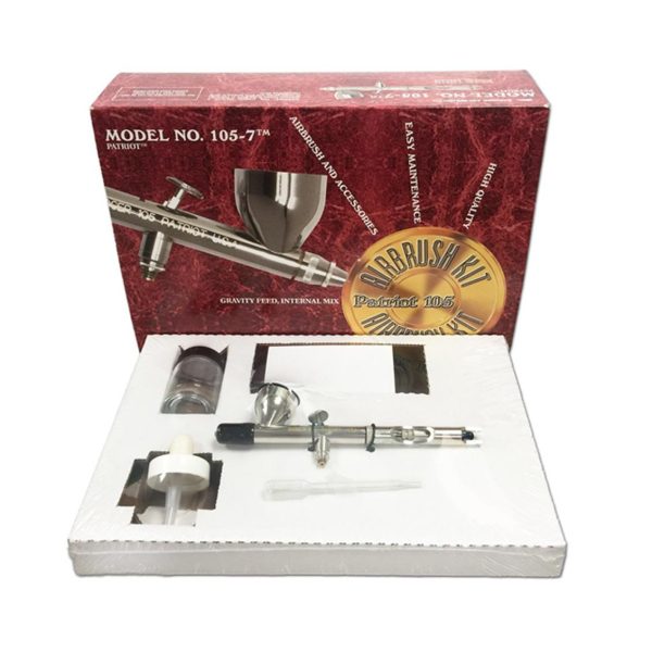 Badger 105-7 Model 105 Patriot Fine Airbrush Set With Hos - Görsel 4