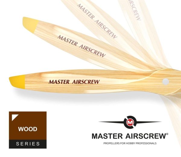 14X3 Ahşap Serisi -İtici RC Uçak Pervanesi, Master Airscrew - Görsel 4