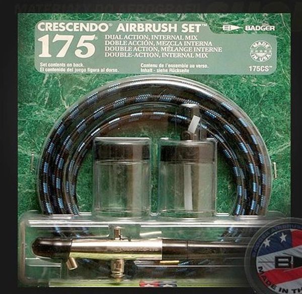 Badger 175-Cs Crescendo - Orta Uclu - Airbrush Set