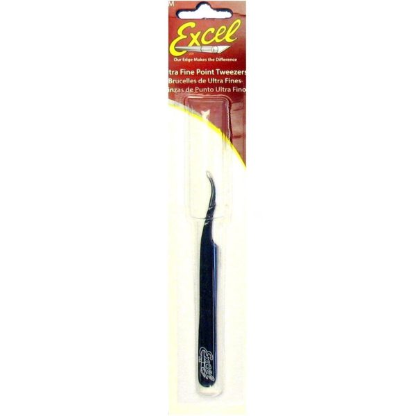 4.5 İnch Slant Point Tweezers (Blue), Excel 30423 - Görsel 2