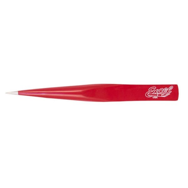 4.5 İnch Hollow Handle Tweezers (Red), Excel 30428 - Görsel 2