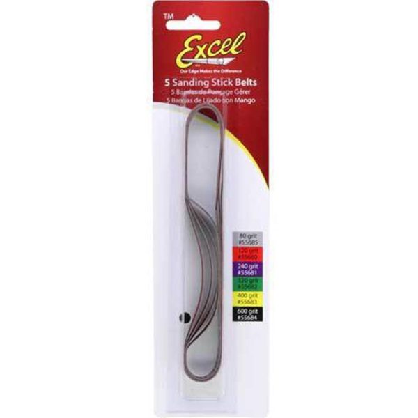 55679 5 Assorted Sandıng Belts 120 600, Excel - Görsel 2