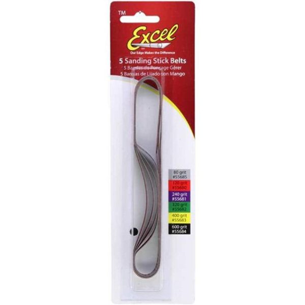 55683 5 400 Grıt Belts Yellow, Excel - Görsel 2