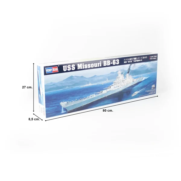 1/350 USS Missouri BB-63 savaş gemisi maketi, HobbyBoss 86516 - Görsel 5
