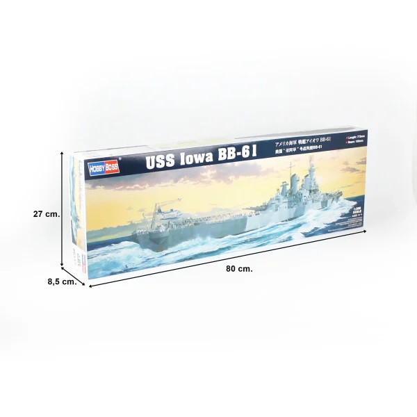 1/350 USS Iowa BB-61 savaş gemisi maketi, HobbyBoss 86517 - Görsel 4