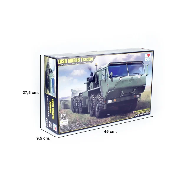 1/35 LVSR MKR16 kamyon maketi, I Love Kit 63549 - Görsel 5