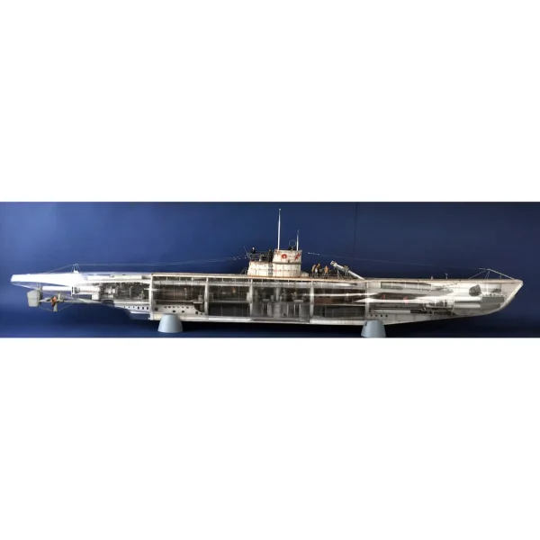 1/48 DKM U-Boat Type VIIC U-552 denizaltı maketi, Trumpeter 06801 - Görsel 2