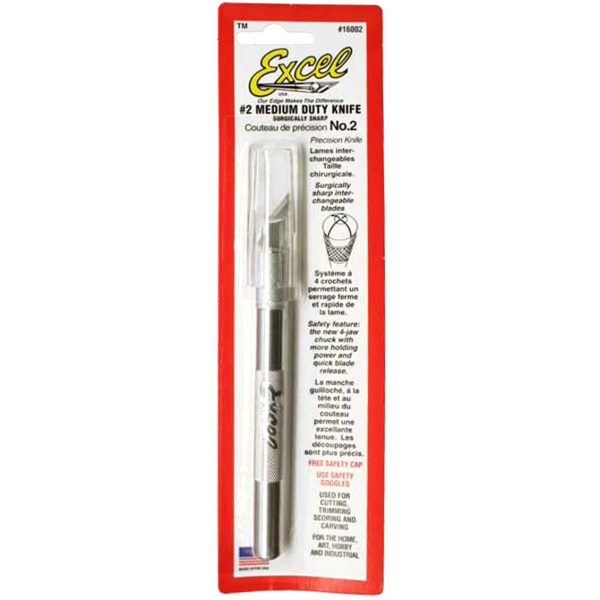 K2 Alüminyum Hobi Maket Bıçağı, Excel 16002 - Görsel 2