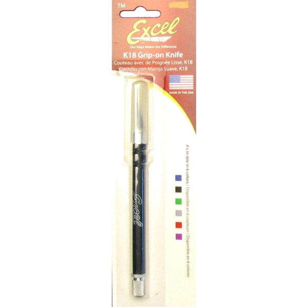 K18 Alüminyum Hobi Maket Bıçağı Siyah, Excel 16020 - Görsel 2