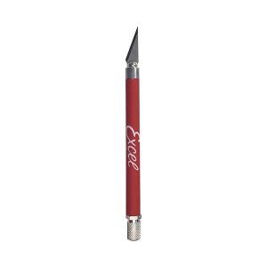 Excel K18 Grip-On Knife Red With Safety Cap