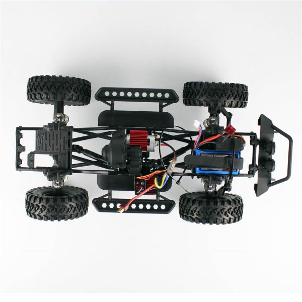 1/10 Mavi Fırçalı Motor Off Road Rock Crawler RC Araba, Remo 10275 - Görsel 3