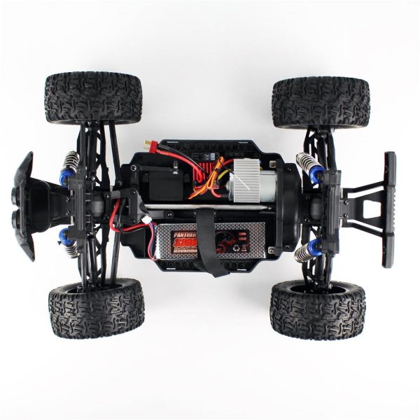1/10 Mavi Fırçalı Motorlu Off Road Monster Truck RC Araba, Remo 1031 - Görsel 3