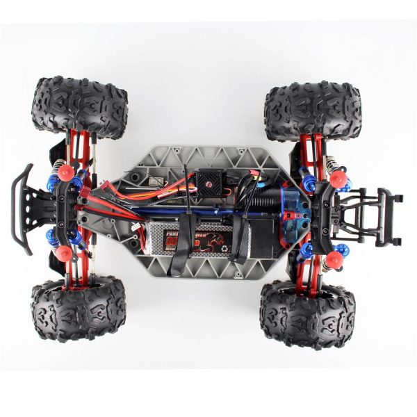 1/8 Mavi Fırçasız Motor Off Road Monster Truck RC Araba, Remo 8037 - Görsel 3