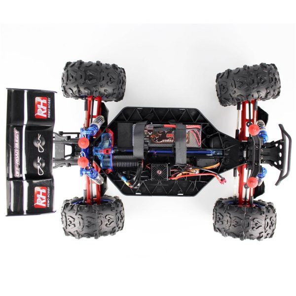 1/8 Yeşil Fırçasız Motor Off Road Truggy Truck RC Araba, Remo 8066 - Görsel 3