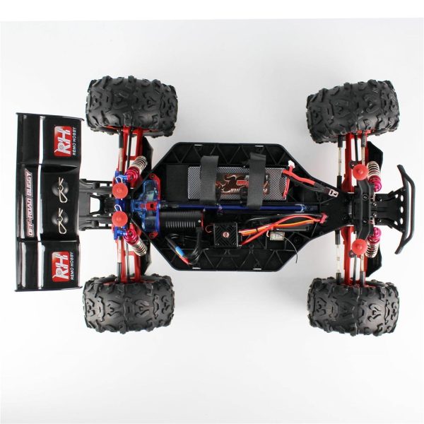 1/8 Kırmızı Fırçasız Motor Off Road Truggy Truck RC Araba, Remo 8066 - Görsel 3