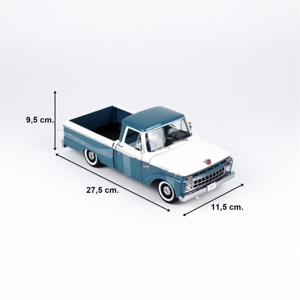 1/18 1965 Ford F-100 Diecast Kamyonet Modeli, Sunstar 1303 - Görsel 5