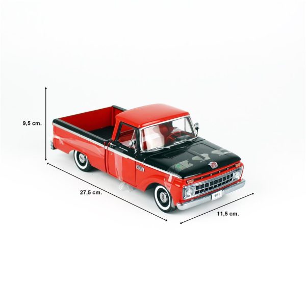 1/18 1965 Ford F-100 Diecast Kamyonet Modeli, Sunstar 1304 - Görsel 5