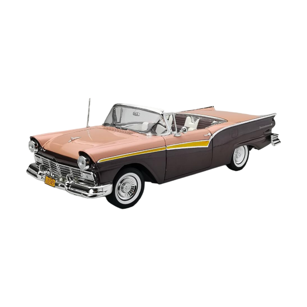 1/18 1957 Ford Fairlane 500 Skyliner Diecast Modeli, Sunstar 1345 - Görsel 3