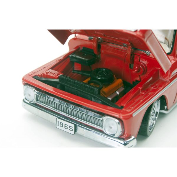1/18 1965 Chevrolet C-10 Styleside Diecast Kamyonet Modeli, Sunstar 1365 - Görsel 3
