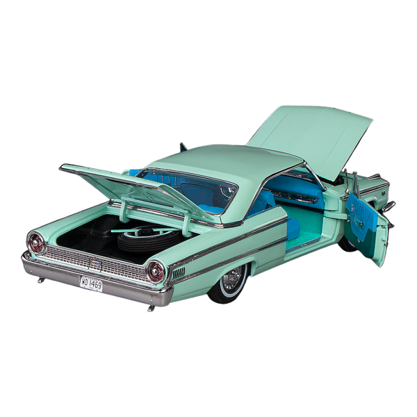 1/18 1963 Ford Galaxie 500/XL Hardtop Diecast Modeli, Sunstar 1469 - Görsel 4