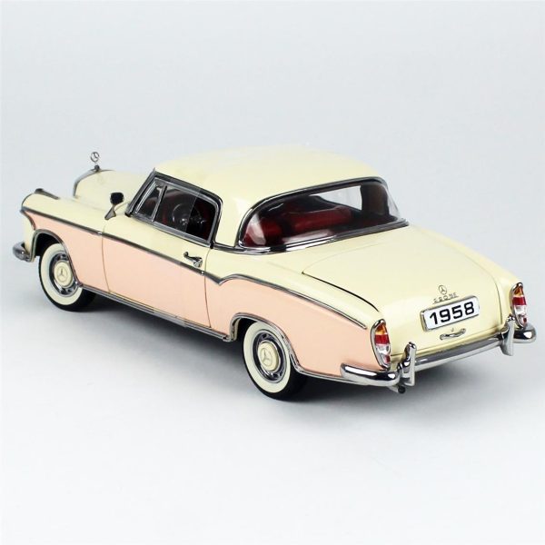 1/18 1958 Mercedes Benz 220SE Coupe Diecast Araba Modeli, Sunstar 3591 - Görsel 3