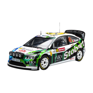 1/18 Ford Focus RS WRC07 V.Rossi/C.Cassina 2008 Wales Rally GB Diecast Araba Modeli