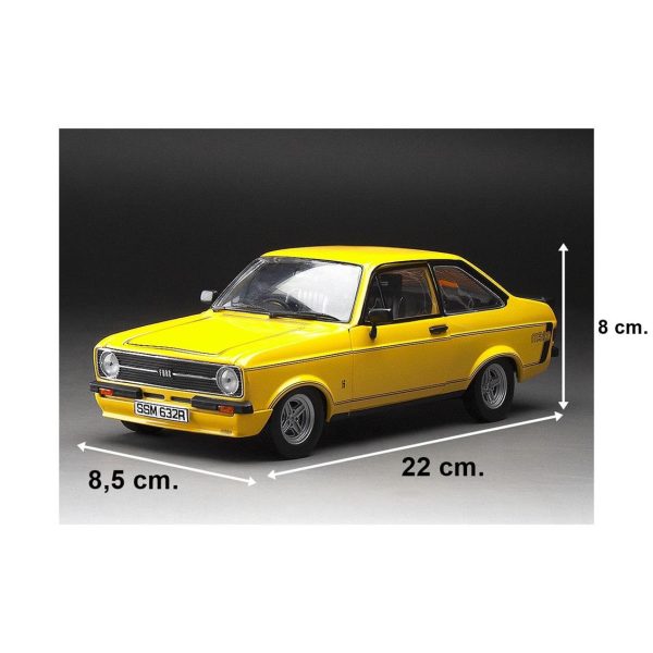 1/18 1976 Ford Escort MKII RS Mexico Diecast Araba Modeli, Sunstar 4632R - Görsel 5