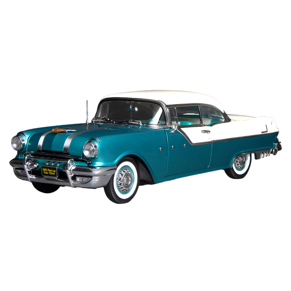 1/18 1955 Pontiac Star Chief Hard Top Diecast Araba Modeli
