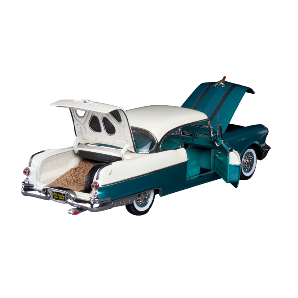 1/18 1955 Pontiac Star Chief Hard Top Diecast Araba Modeli, Sunstar 5047 - Görsel 3