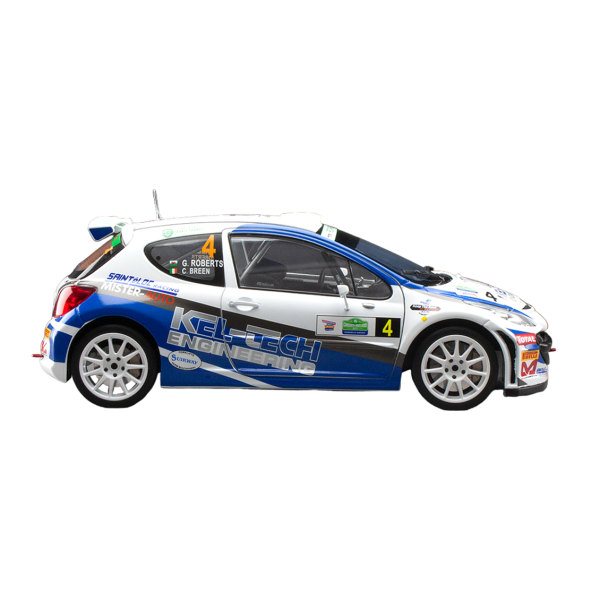 1/18 Peugeot 207 S2000 C.Breen/G.Roberts, Circuit of Ireland 2012 Diecast Araba Modeli, Sunstar 5438 - Görsel 4