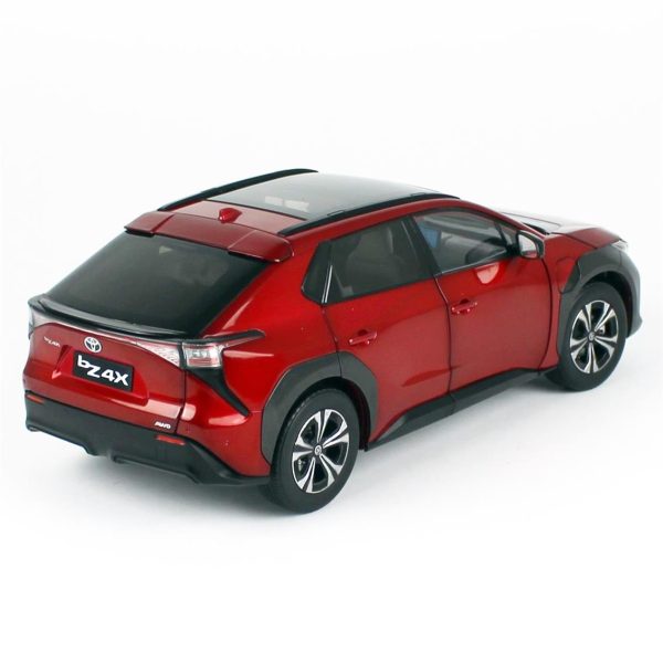 1/18 2022 Toyota BZ4X Supersonic Red Diecast Araba Modeli, Sunstar 5650 - Görsel 4