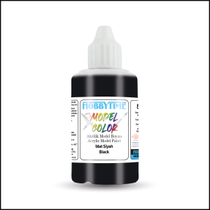 50 ml. Mat Siyah (Black) Akrilik Boya, Hobbytime 472