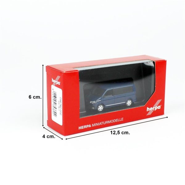 1/87 VW T6.1 Caravelle Küçük Minibüs Modeli, Herpa 096782-002 - Görsel 3