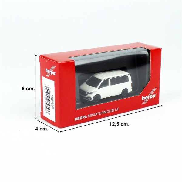 1/87 VW T6.1 California Küçük Minibüs Modeli, Herpa 096805 - Görsel 4