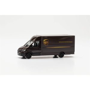 1/87 VW Crafter Kabinli ve UPS Logolu Kargo Küçük Kamyonet Modeli