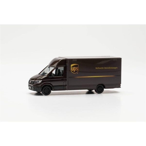1/87 VW Crafter Kabinli ve UPS Logolu Kargo Küçük Kamyonet Modeli