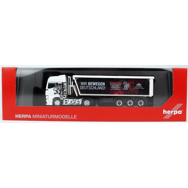 1/87 MAN TGX GX Stöffelliner Küçük Yarı Römork Modeli, Herpa 317153 - Görsel 4