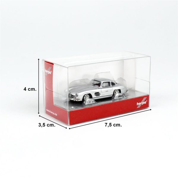 1/87 MB 300 SL Küçük Araba Modeli, Herpa 430975 - Görsel 3