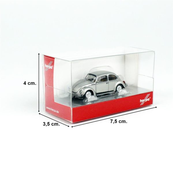 1/87 VW Beetle Tosbağa 1303 Küçük Araba Modeli, Herpa 430982 - Görsel 5