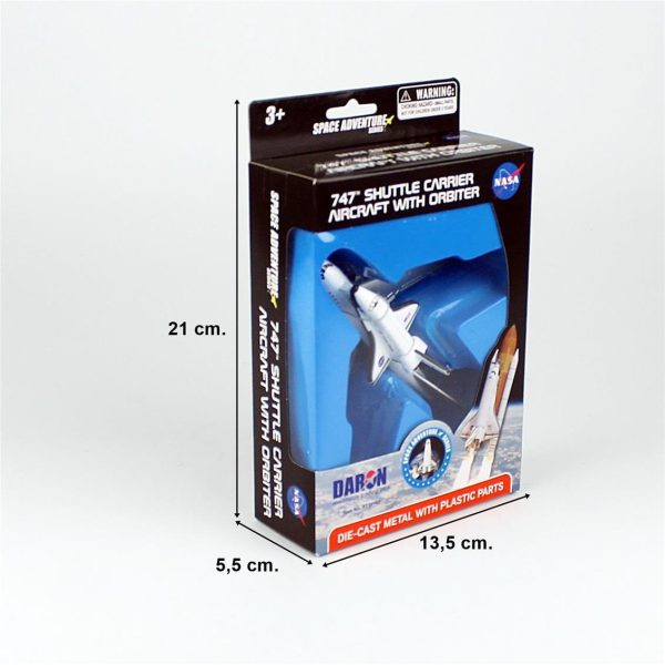 1/87 747 Mekik Taşıma Uçağı ve Orbiter Küçük Uzay Mekiği Modeli, Herpa 86RT-38142 - Görsel 4