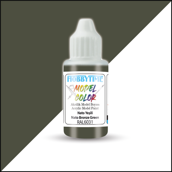 18 ml. RAL6031 Nato Yeşili (Nato Bronze Green) Akrilik Boya