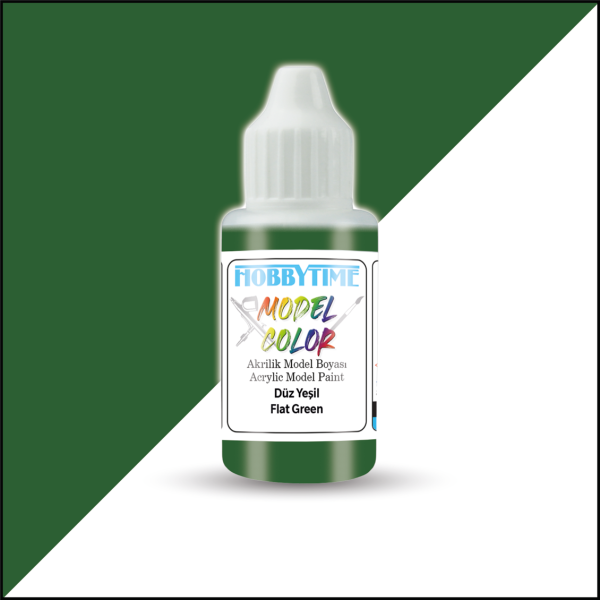 18 ml. Düz Yeşil (Flat Green) Akrilik Boya