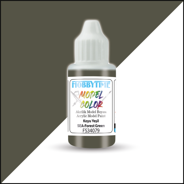 18 ml. FS34079 Koyu Yeşil (SEA-Forest Green) Akrilik Boya