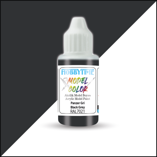 18 ml. RAL7021 Panzer Gri (Black Grey) Akrilik Boya