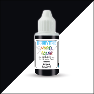 18 ml. RAL9005 Jet Siyahı (Jet Black) Akrilik Boya